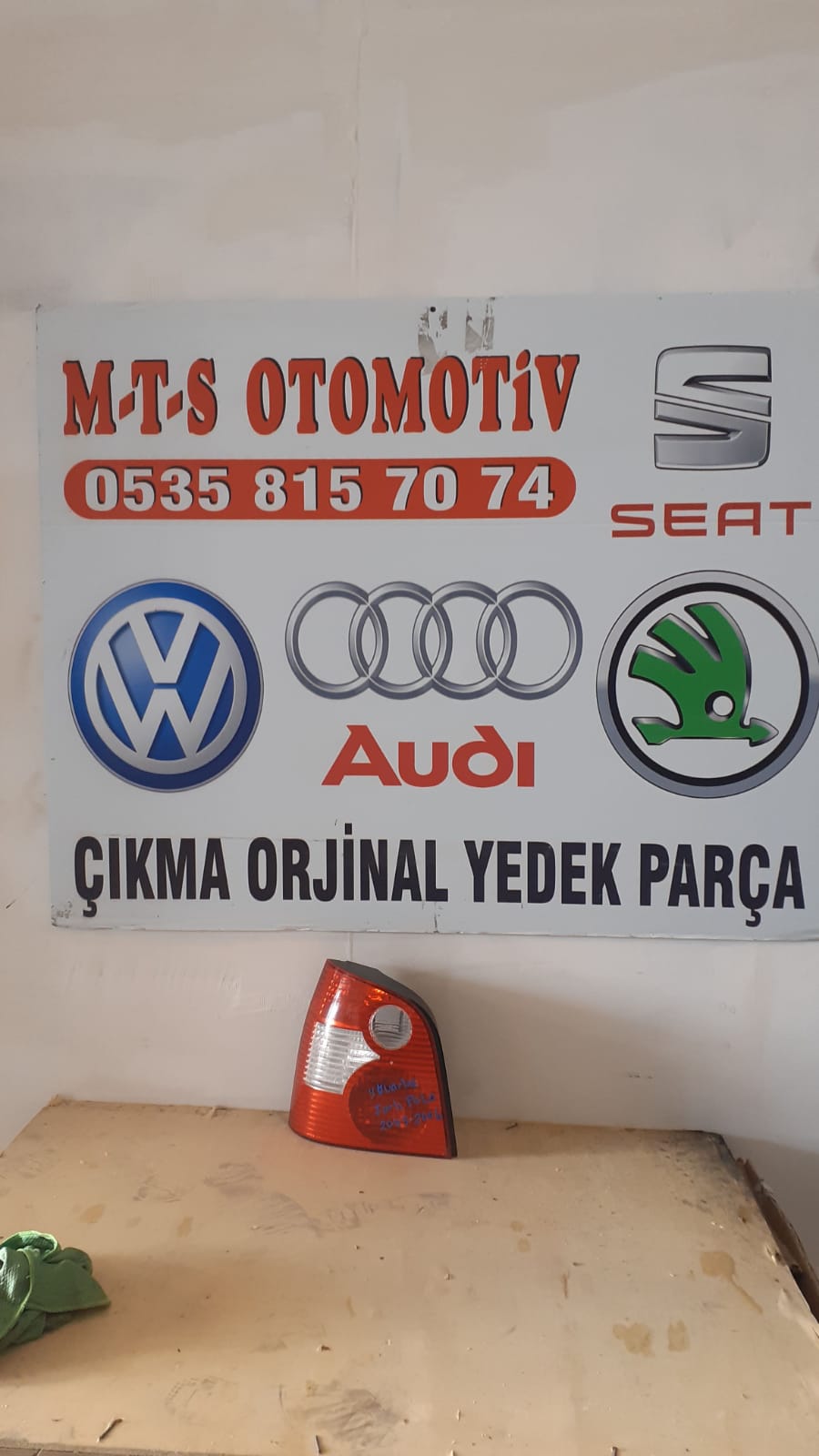 2002-2006 volkswagen polo sağ arka stop